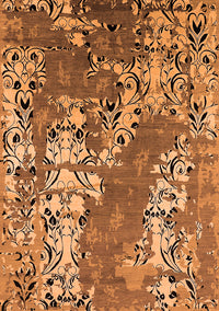 Oriental Orange Industrial Rug, urb2154org