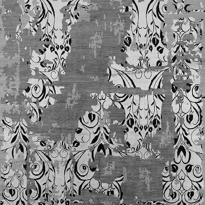 Oriental Gray Industrial Rug, urb2154gry