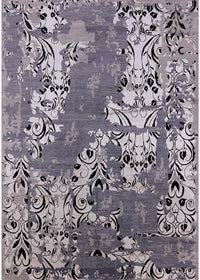 Machine Washable Industrial Modern Wisteria Purple Rug, wshurb2154