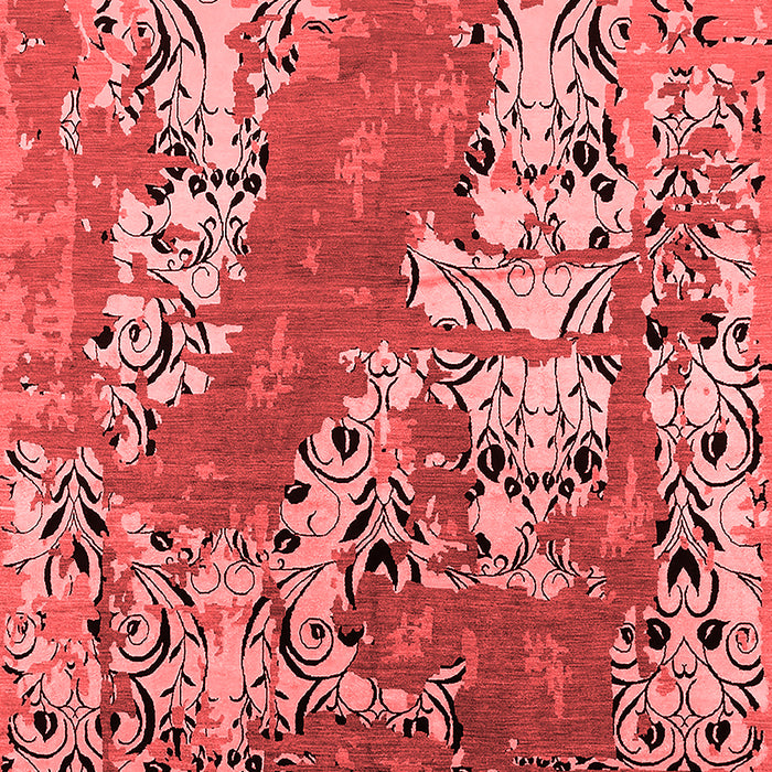 Oriental Red Industrial Area Rugs