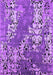 Machine Washable Oriental Purple Industrial Area Rugs, wshurb2154pur