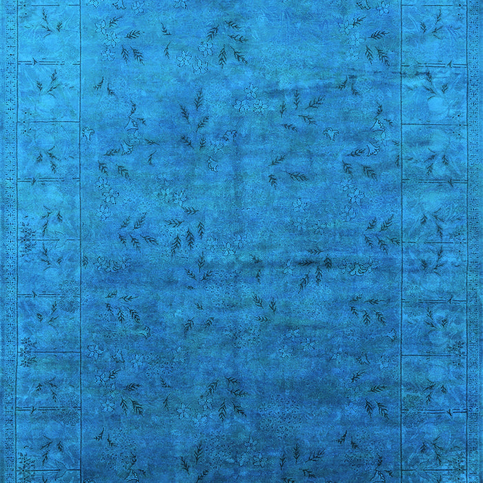 Oriental Light Blue Industrial Rug, urb2155lblu