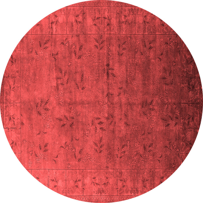 Machine Washable Oriental Red Industrial Rug, wshurb2155red