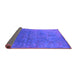 Sideview of Oriental Purple Industrial Rug, urb2155pur