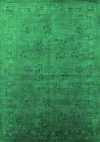 Oriental Green Industrial Rug, urb2155grn