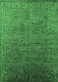 Oriental Emerald Green Industrial Rug, urb2155emgrn