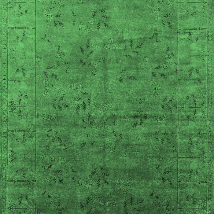 Oriental Emerald Green Industrial Rug, urb2155emgrn