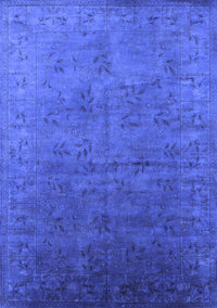 Oriental Blue Industrial Rug, urb2155blu