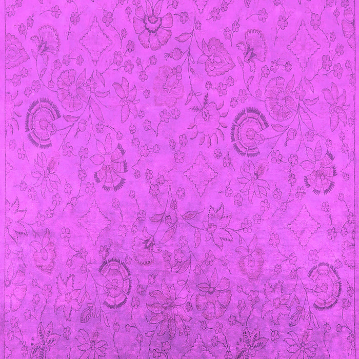 Machine Washable Oriental Pink Industrial Rug, wshurb2156pnk
