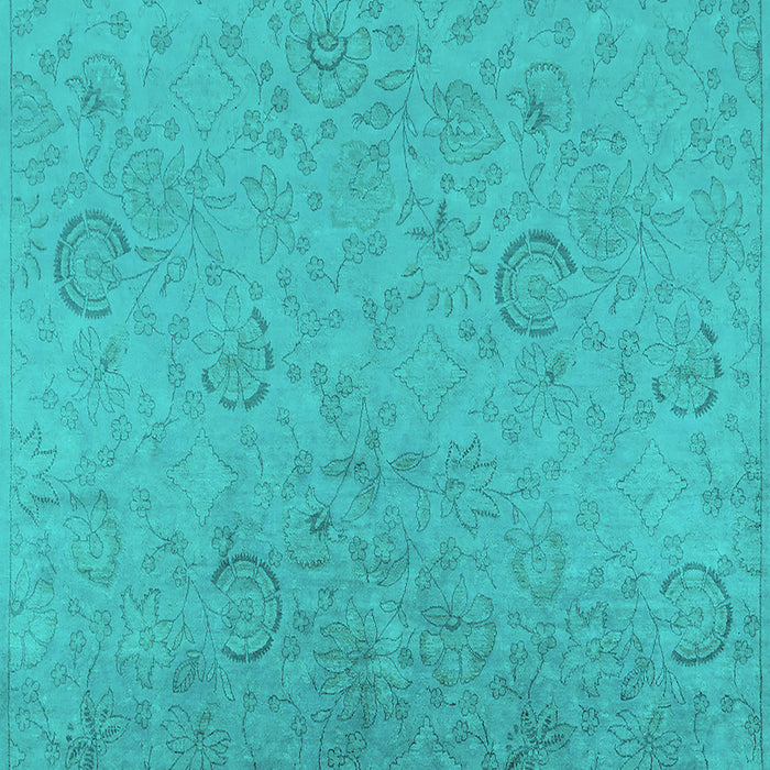 Oriental Turquoise Industrial Rug, urb2156turq