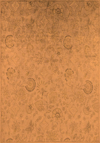 Oriental Orange Industrial Rug, urb2156org