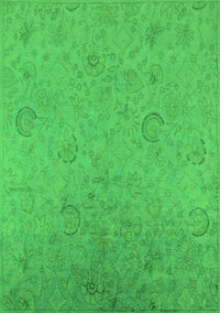 Oriental Green Industrial Rug, urb2156grn