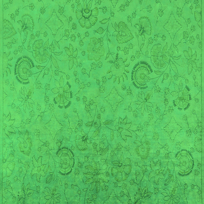 Oriental Green Industrial Rug, urb2156grn