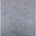 Square Mid-Century Modern Light Slate Gray Oriental Rug, urb2156