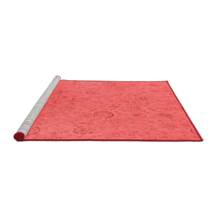Industrial Red Washable Rugs
