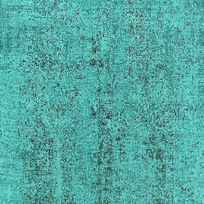 Oriental Turquoise Industrial Rug, urb2157turq