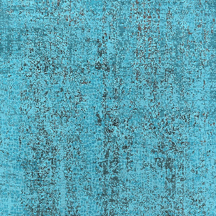 Machine Washable Oriental Light Blue Industrial Rug, wshurb2157lblu