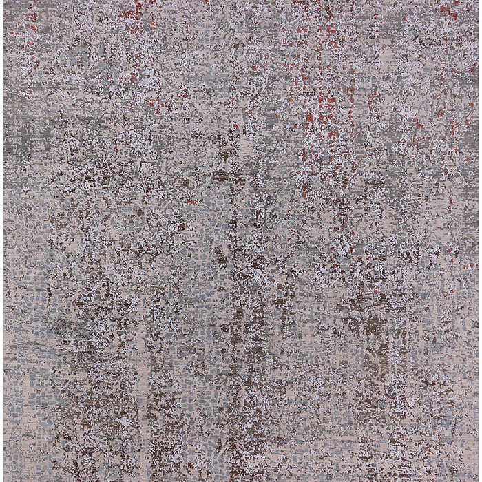 Square Machine Washable Industrial Modern Puce Purple Rug, wshurb2157