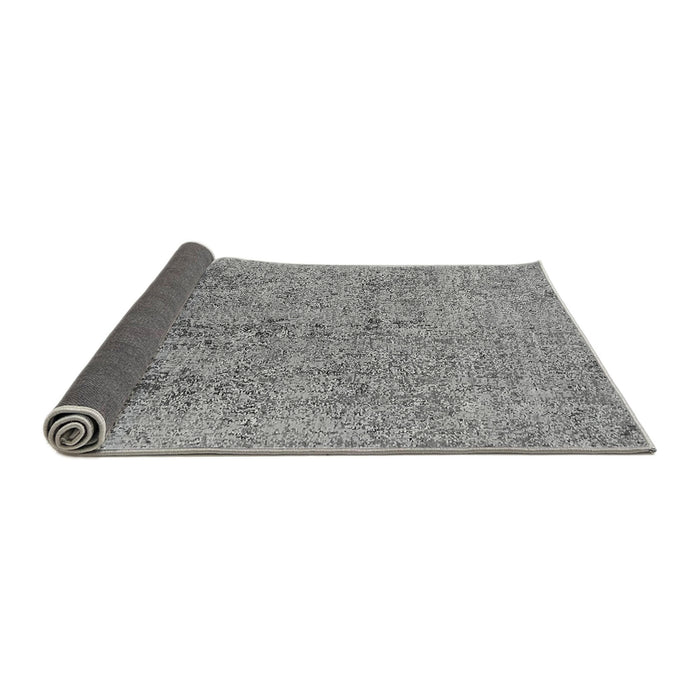 Sideview of Oriental Gray Industrial Rug, urb2157gry