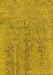 Oriental Yellow Industrial Rug, urb2157yw