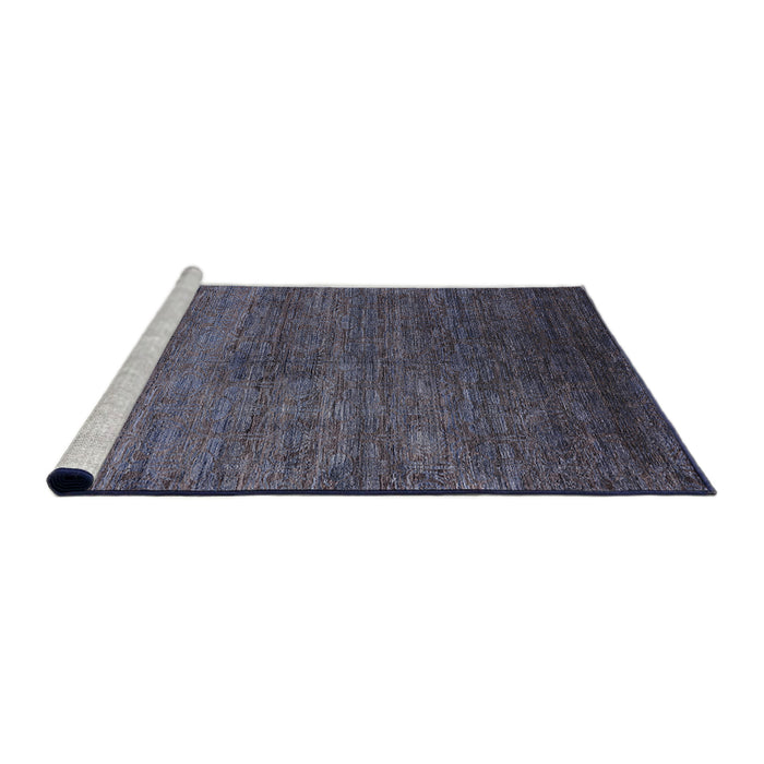 Sideview of Machine Washable Industrial Modern Plum Purple Rug, wshurb2158