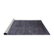 Sideview of Machine Washable Industrial Modern Plum Purple Rug, wshurb2158