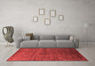 Industrial Red Washable Rugs