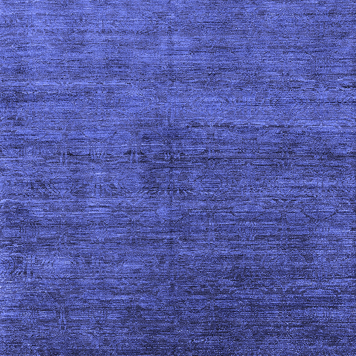 Machine Washable Oriental Blue Industrial Rug, wshurb2158blu