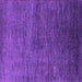 Square Oriental Purple Industrial Rug, urb2158pur