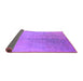 Sideview of Oriental Purple Industrial Rug, urb2159pur