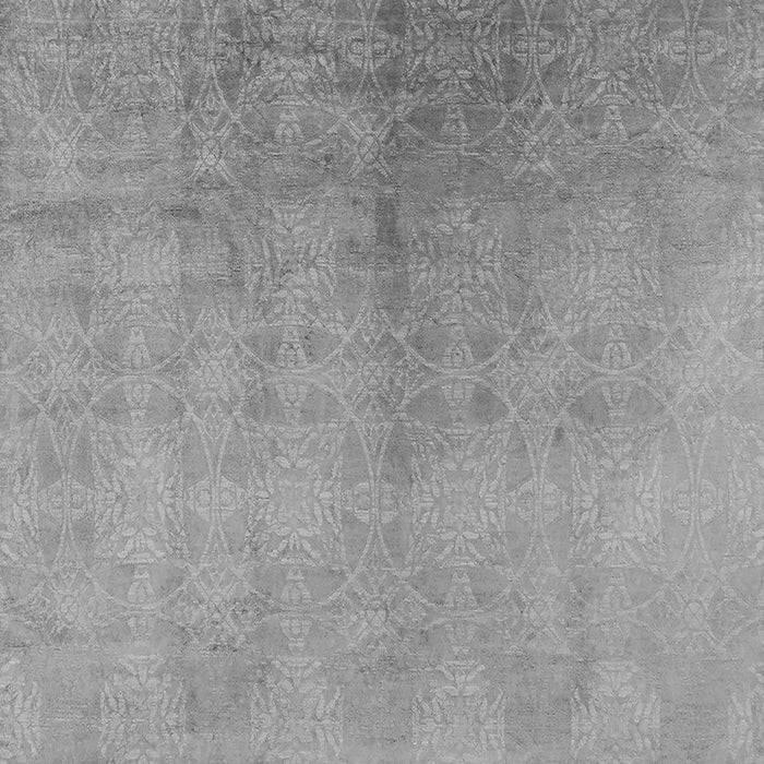 Machine Washable Oriental Gray Industrial Rug, wshurb2159gry