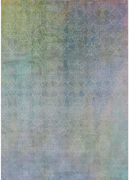 Mid-Century Modern Dark Gray Oriental Rug, urb2159