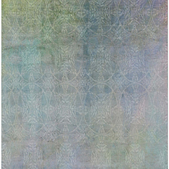 Mid-Century Modern Dark Gray Oriental Rug, urb2159