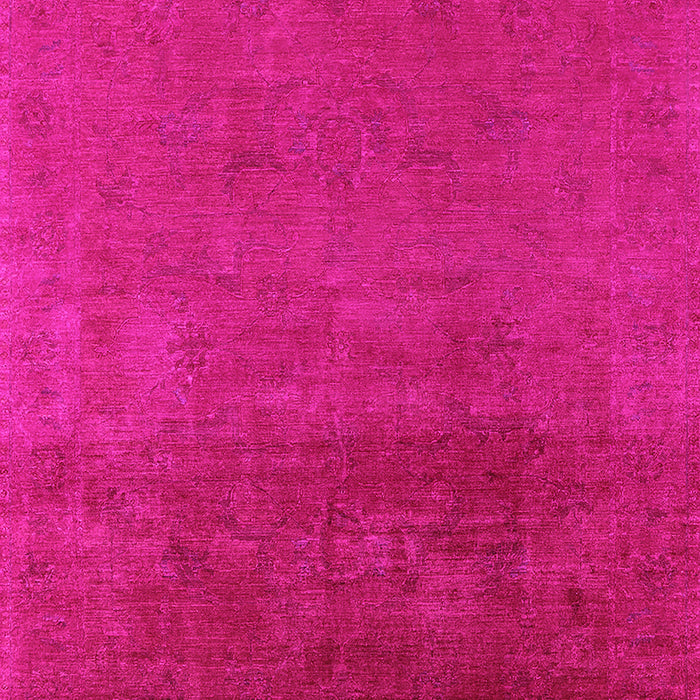 Machine Washable Oriental Pink Industrial Rug, wshurb2160pnk
