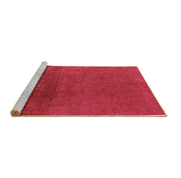 Sideview of Machine Washable Oriental Brown Industrial Rug, wshurb2160brn