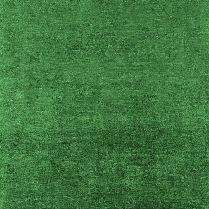 Machine Washable Oriental Emerald Green Industrial Area Rugs, wshurb2160emgrn