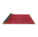 Sideview of Oriental Brown Industrial Rug, urb2160brn