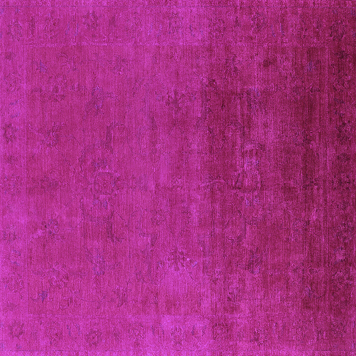 Square Machine Washable Oriental Purple Industrial Area Rugs, wshurb2160pur