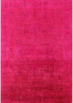 Machine Washable Industrial Modern Pastel Purple Pink Rug, wshurb2160