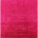 Square Mid-Century Modern Pastel Purple Pink Oriental Rug, urb2160