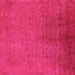 Square Oriental Pink Industrial Rug, urb2161pnk