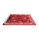 Industrial Red Washable Rugs