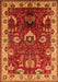 Oriental Orange Industrial Rug, urb2162org