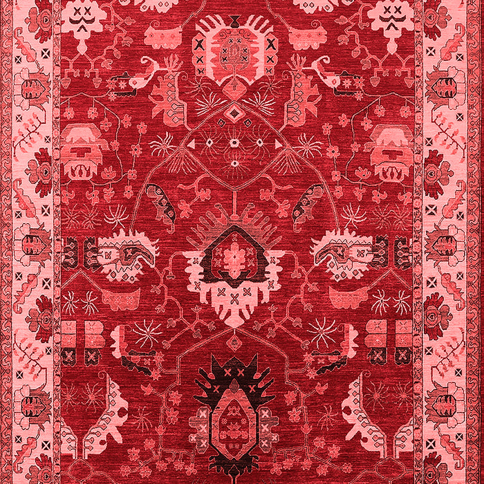 Oriental Red Industrial Area Rugs