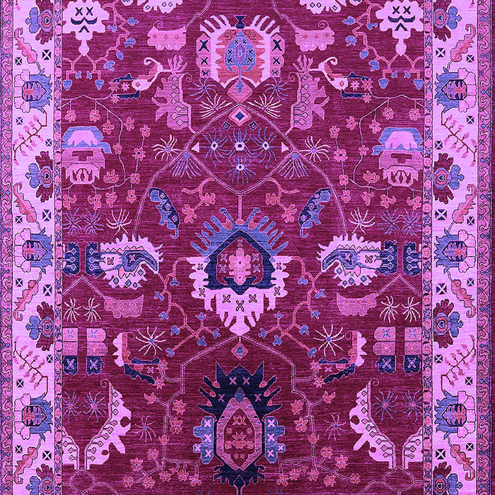 Machine Washable Oriental Purple Industrial Area Rugs, wshurb2162pur
