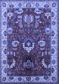 Oriental Blue Industrial Rug, urb2162blu