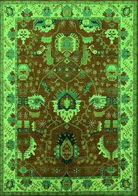 Oriental Green Industrial Rug, urb2162grn