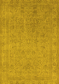 Oriental Yellow Industrial Rug, urb2163yw