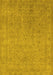 Oriental Yellow Industrial Rug, urb2163yw