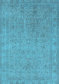 Oriental Light Blue Industrial Rug, urb2163lblu